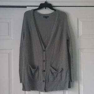 Very soft gray cardigan